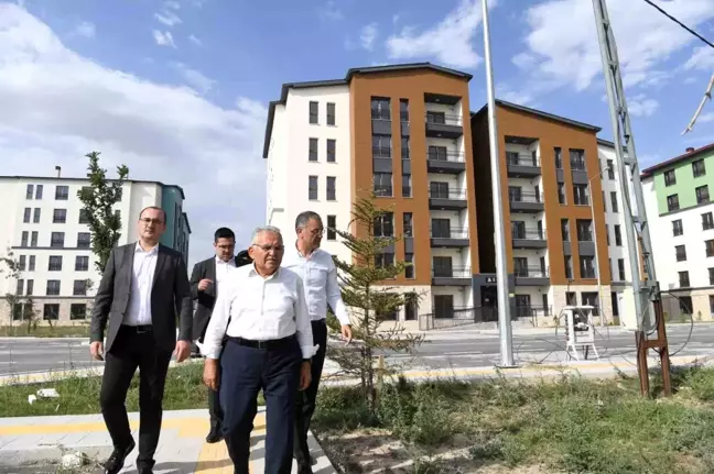 Kayseri'de Oruç Reis Kentsel Dönüşüm Projesi'nde İncelemeler Yapıldı