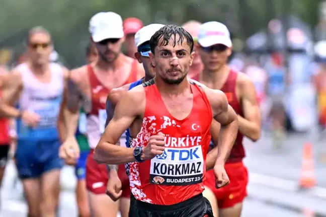 Milli sporcu Salih Korkmaz, Dünya Atletizm Şampiyonası'nda olimpiyat kotası aldı