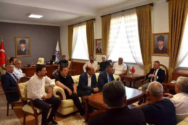 MTSO Yönetimi Malatya Valisi Ersin Yazıcı'yı ziyaret etti