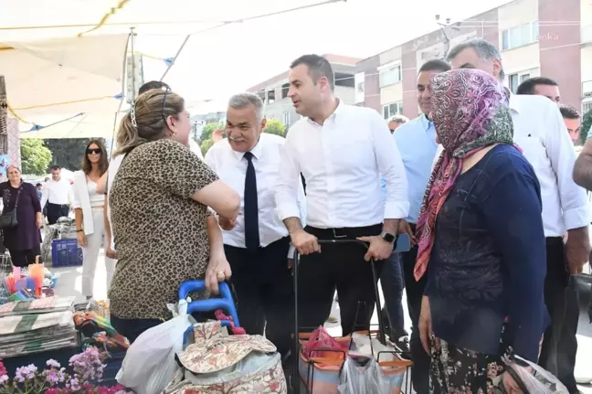 CHP Genel Başkan Yardımcısı Ahmet Akın, Torbalı'da Meydan Projesi'ni inceledi