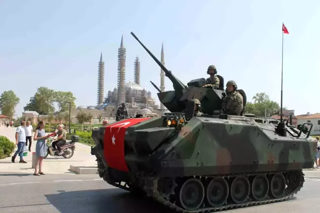 Edirne'de 30 Ağustos Zafer Bayramı Kutlamaları