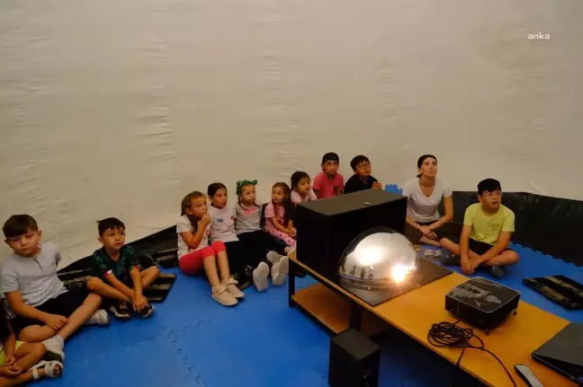 ESMEK Çifteler Eğitim Merkezi'nde Çocuklar İçin Planetaryum Etkinliği