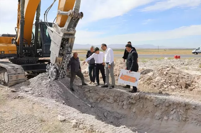 Niğde Valisi Cahit Çelik, 2. OSB altyapı çalışmalarını inceledi