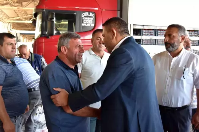 MTSO Başkanı Malatya Sebze Meyve Hali'ni Ziyaret Etti