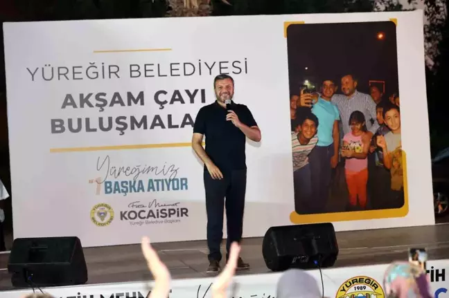 Yüreğir Belediyesi Yavuzlar Mahallesi'nde Akşam Çayı Buluşması düzenledi