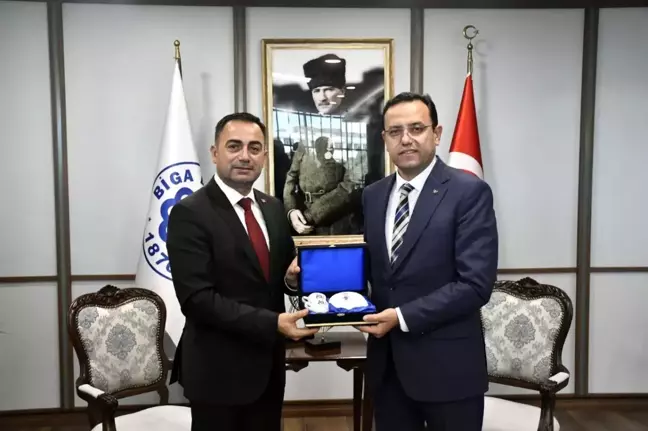 Tarım ve Orman Bakan Yardımcısı Biga Belediye Başkanı'nı ziyaret etti