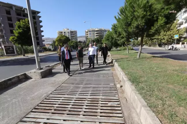 Bayraklı Belediyesi Yol Yenileme Çalışmalarını İnceledi