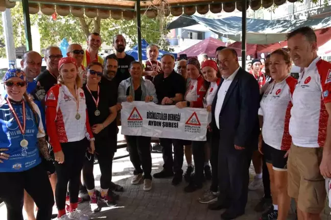 Egeli Bisikletçiler Germencik'te Buluştu