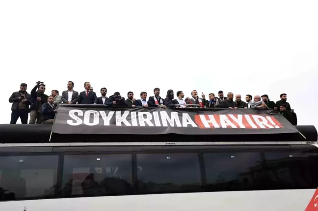 Ankara'da Filistin'e Destek Yürüyüşü Düzenlendi