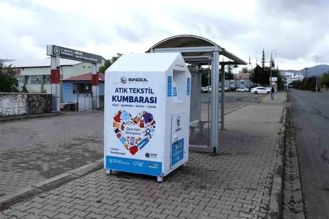 Bingöl Belediyesi Atık Tekstil Kumbarası Projesiyle Ekonomiye Katkı Sağlıyor