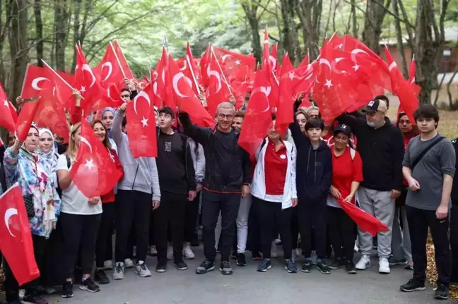 Cumhuriyet'in 100'üncü yılında gençlik yürüyüşü