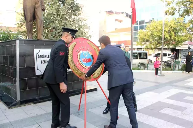 Gazi Mustafa Kemal Atatürk ölüm yıldönümünde Manyas'ta törenle anıldı