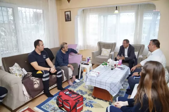 Ayvalık Belediyesi Sağlık Birimi Vatandaşlara Evde Hizmet Veriyor