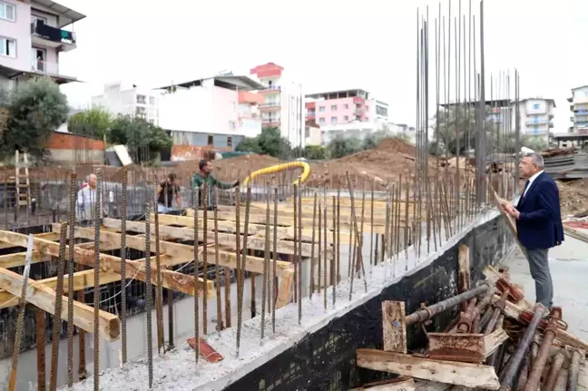 Köşk'te yarı olimpik yüzme havuzunda çalışmalar hız kesmiyor