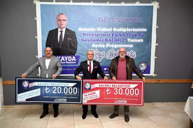Salihli Belediyesi Amatör Spor Kulüplerine 480 Bin Liralık Destek Sağladı