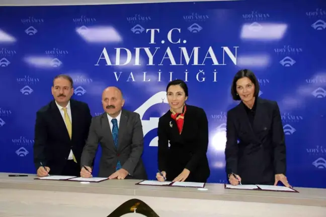 TCMB Başkanı Erkan, Adıyaman'a yapılacak okulun protokolünü imzaladı