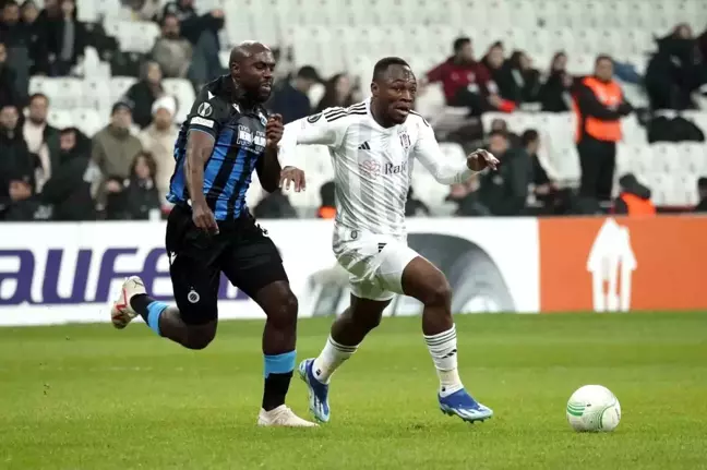 Beşiktaş, Club Brugge karşısında farklı mağlup oldu