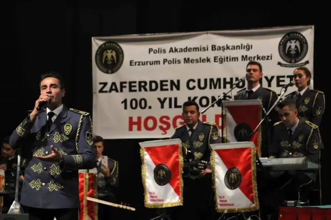 Erzurum'da Polis Akademisi Orkestrası Konseri