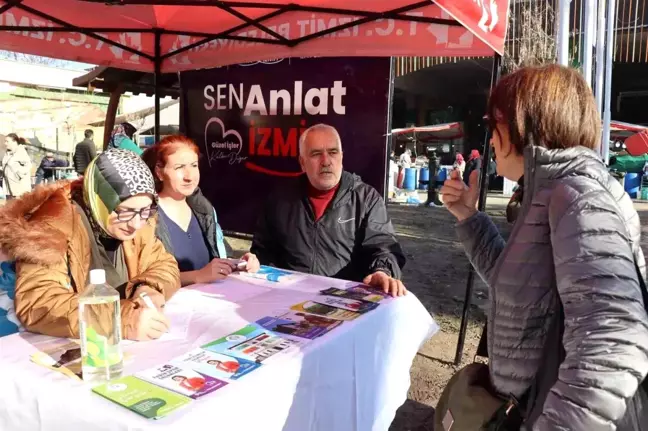 İzmit Belediyesi, vatandaşların talep ve şikayetlerini not alarak sorunları çözmek için çalışma başlattı