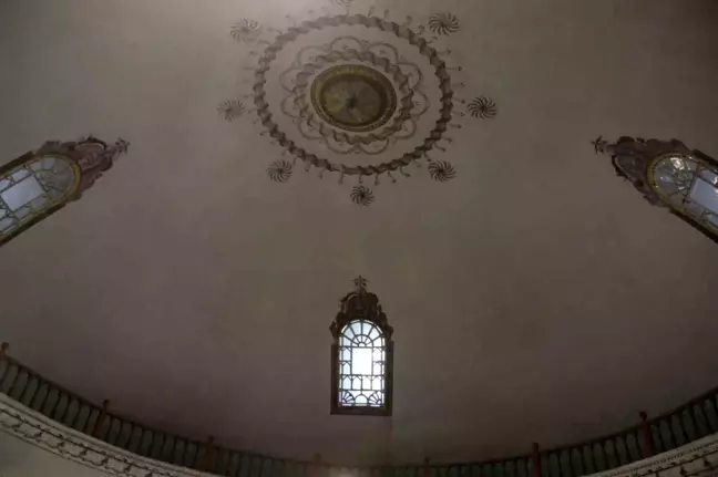 Çorum'da tarihi Ulu Cami'de restorasyon çalışmaları devam ediyor