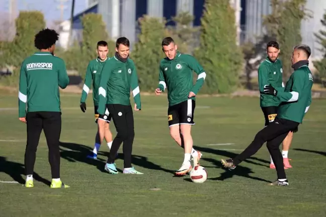 Konyaspor, Kayserispor maçı için hazırlıklarını tamamladı
