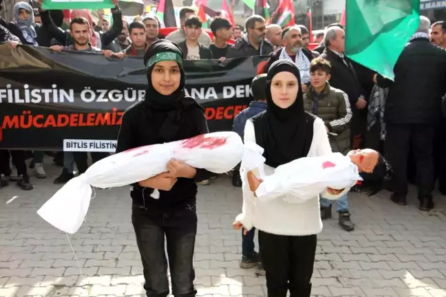 Hizan'da Filistin'e destek yürüyüşü