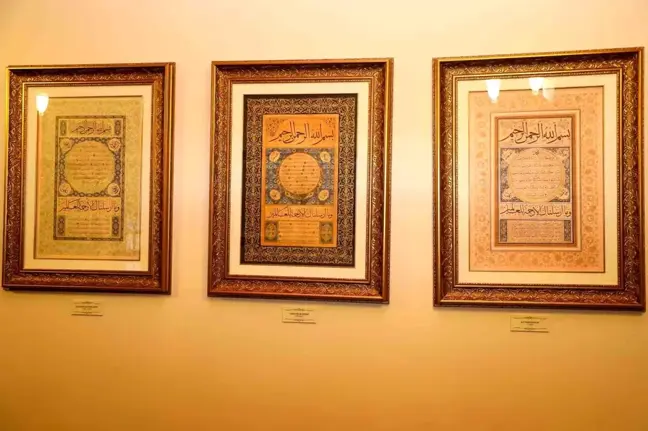 Talas'ta Yaman Dede Konağı'nda Hilye-i Şerif sergisi açıldı