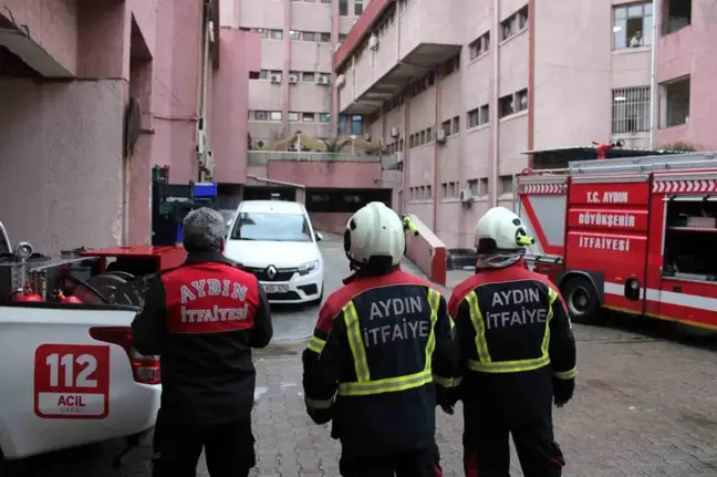 Aydın Devlet Hastanesi'nde Arşiv Odasında Duman Paniği
