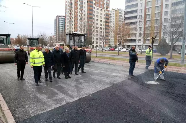 Kayseri'de Erkilet Bulvarı'ndaki Asfalt Yenileme Çalışmaları Tamamlandı