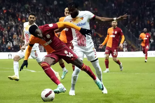 Galatasaray, Kayserispor'u 2-1 mağlup etti
