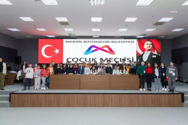 Mersin Büyükşehir Belediyesi Çocuk Meclisi İlk Toplantısını Gerçekleştirdi