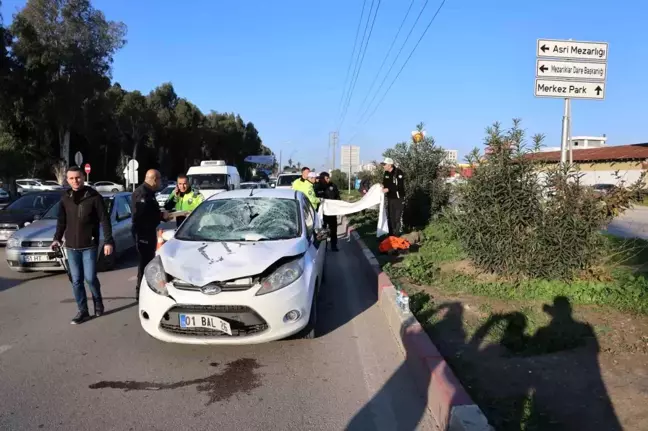 Adana'da yaşlı adam otomobilin çarpması sonucu hayatını kaybetti