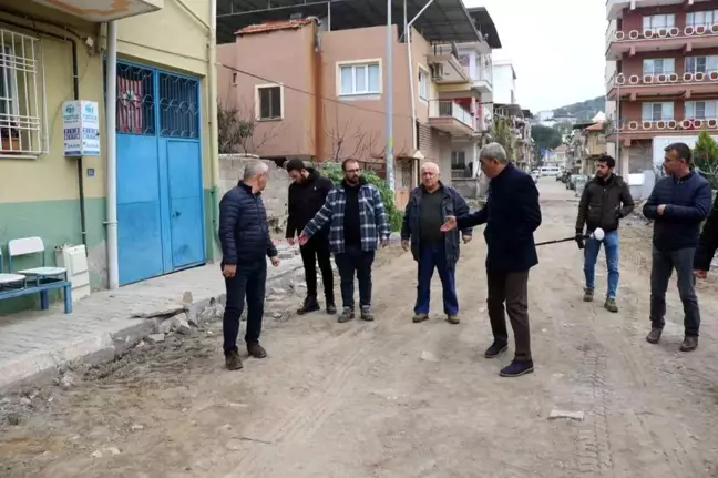 Koçarlı Sanayi Sitesinde Yol Yenileme Çalışmaları Başladı