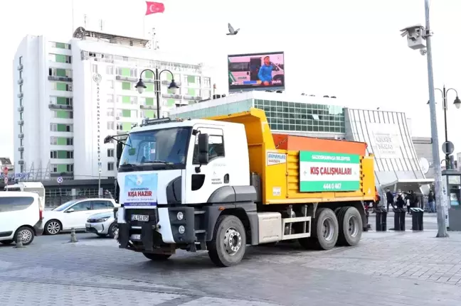Gaziosmanpaşa Belediyesi Kar Yağışı İçin Önlemler Aldı