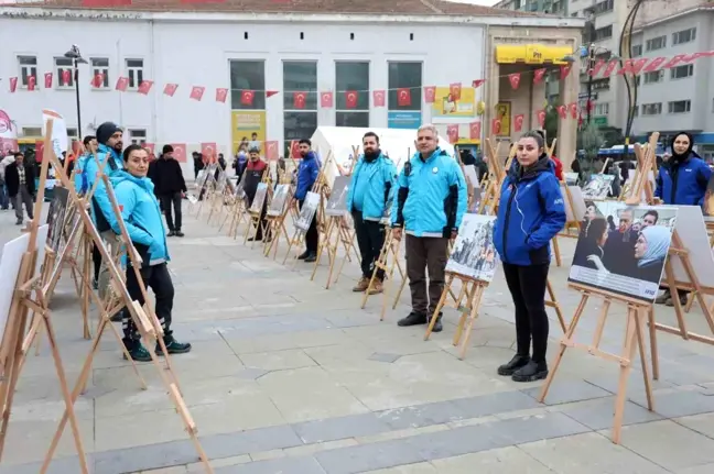 Elazığ'da 6 Şubat depremlerinin yıl dönümüne özel fotoğraf sergisi düzenlendi