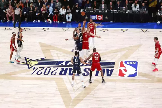 2024 NBA All-Star Maçında Doğu Konferansı Batı Konferansı'nı Mağlup Etti