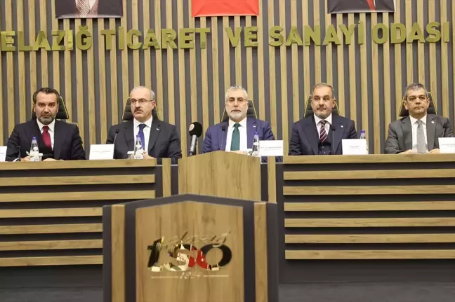 Bakan Işıkhan, Elazığ'da iş insanlarıyla bir araya geldi Açıklaması