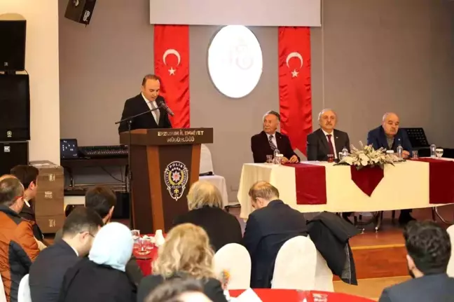 Erzurum Emniyet ve Trafik Hizmetleri Geliştirme Derneği Başkanlığına Mehmet Melik Kaya yeniden seçildi