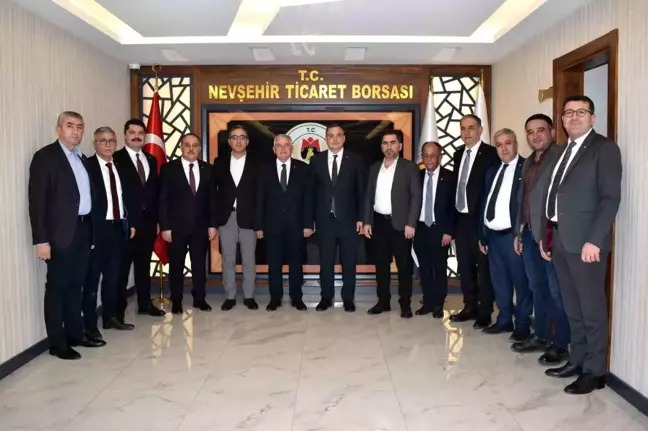 Aydın Ticaret Borsası Nevşehir Ticaret Borsası'na Nezaket Ziyaretinde Bulundu