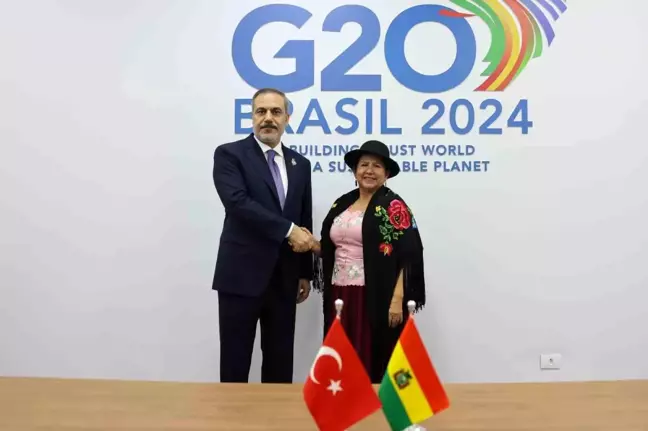 Dışişleri Bakanı Hakan Fidan, Bolivya Dışişleri Bakanı ile Görüştü