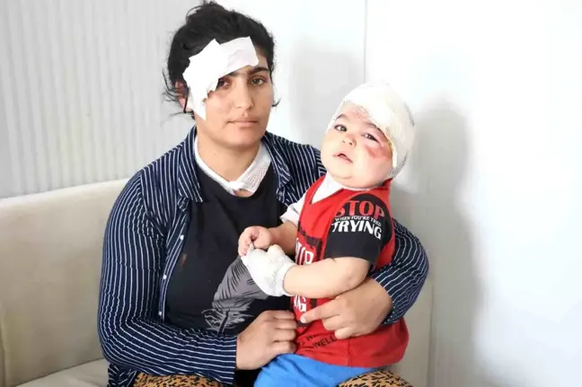 Hatay'da Yangında Evladını Kurtaran Anne Takdir Topladı