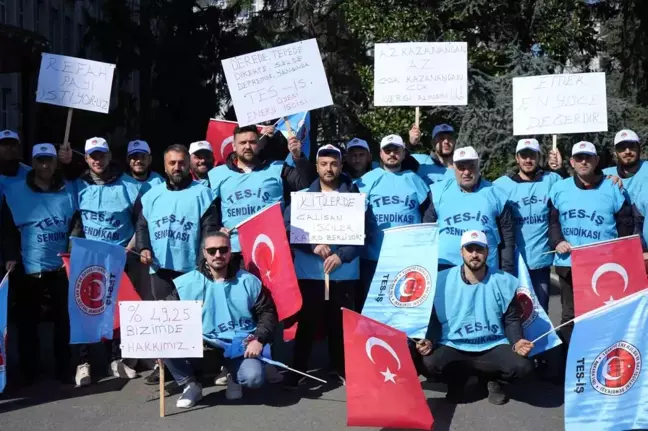 Samsun'da enerji işçileri 'refah payı' talebinde bulundu