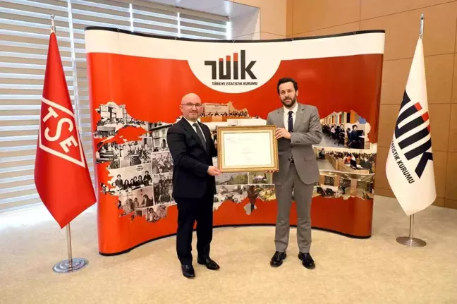 TÜİK'e Kalite ve Enerji Yönetim Sistemi Belgesi Verildi
