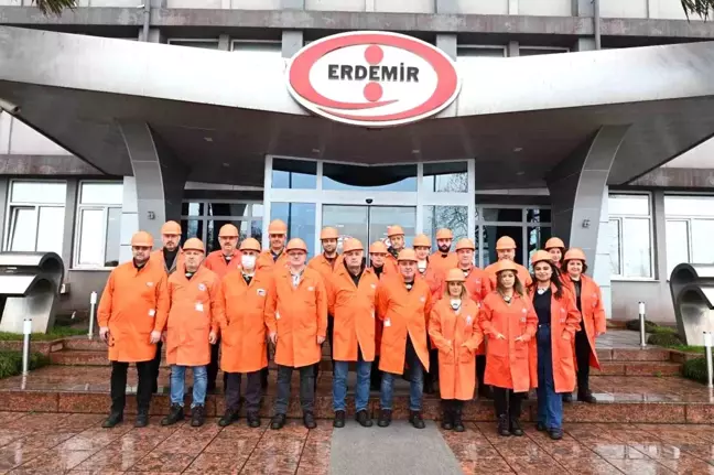 Karadeniz Ereğli Ticaret ve Sanayi Odası Üyeleri Erdemir'i Ziyaret Etti