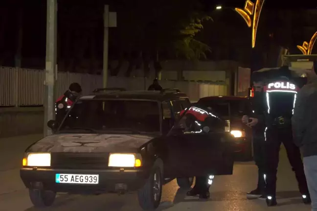 Çorum Alaca'da Polis Ekipleri Şok Uygulama Yaptı