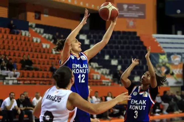 Çukurova Basketbol Mersin, Emlak Konut'u mağlup etti