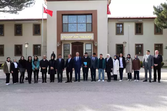 Erzincan Valiliği'ne Topluma Hizmet Projesi Ziyareti