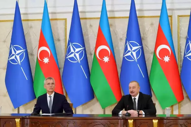 Azerbaycan Cumhurbaşkanı İlham Aliyev, NATO Genel Sekreteri Jens Stoltenberg'i kabul etti
