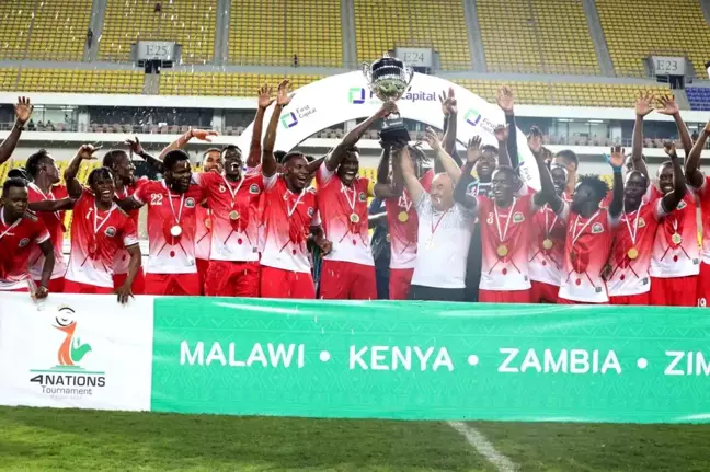 Kenya Futbol Milli Takımı Dört Uluslu Hazırlık Turnuvası'nı kazandı