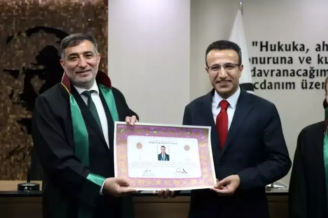 Çorum'un Osmancık Kaymakamı Ayhan Akpay, avukat oldu